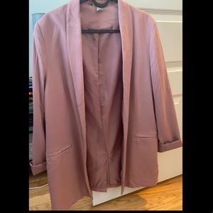 Pink H&M oversize blazer size 6.